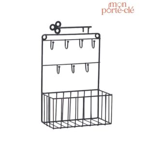 Accessoire mural pour clés au style industriel