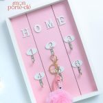 Porte-clé mural compact et élégant pour votre espace