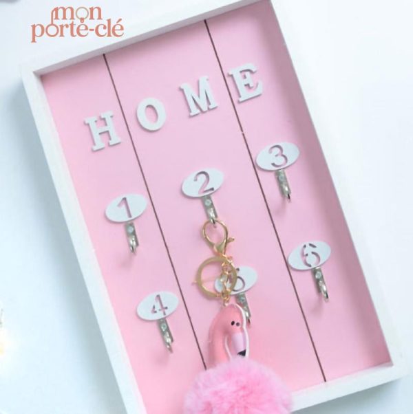 Porte-clé mural compact et élégant pour votre espace