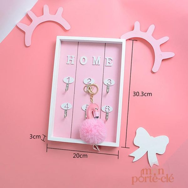 Porte-clé mural esthétique et utile au quotidien