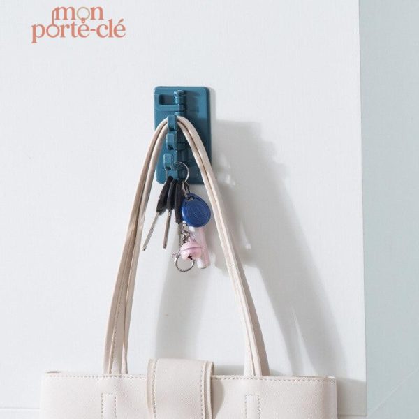 Porte-clé mural avec plusieurs crochets