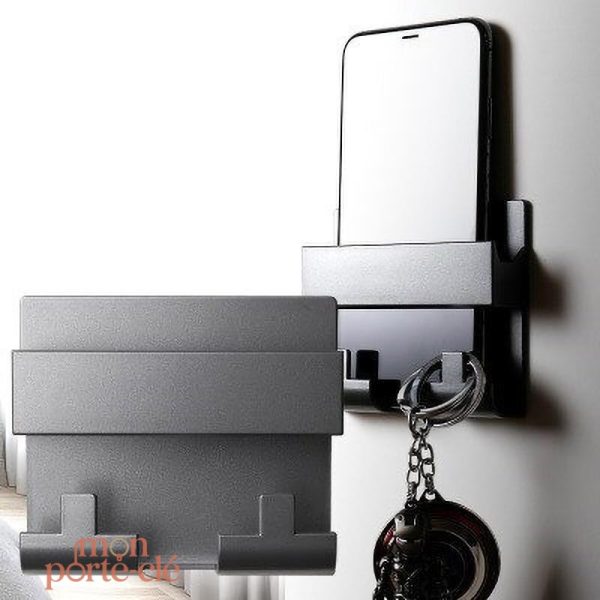 Organisateur mural pour clés et téléphone au style épuré