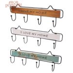 Rangement mural décoratif pour clés