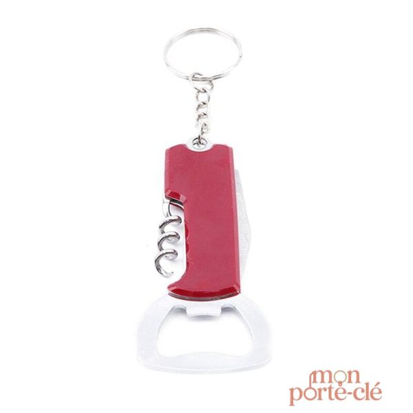 Porte-Clé Décapsuleur Classic en Acier