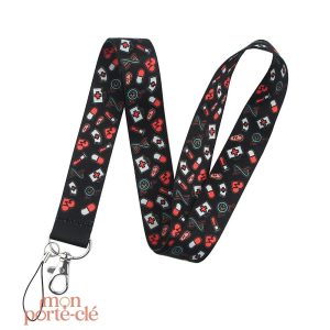 Tour de Cou Porte-Clé Aide Soignante