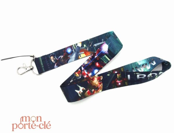 Porte-clé pratique sur tour de cou Avengers