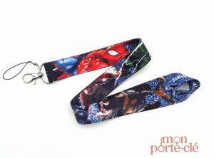 Porte-Clé Avengers sur tour de cou pratique