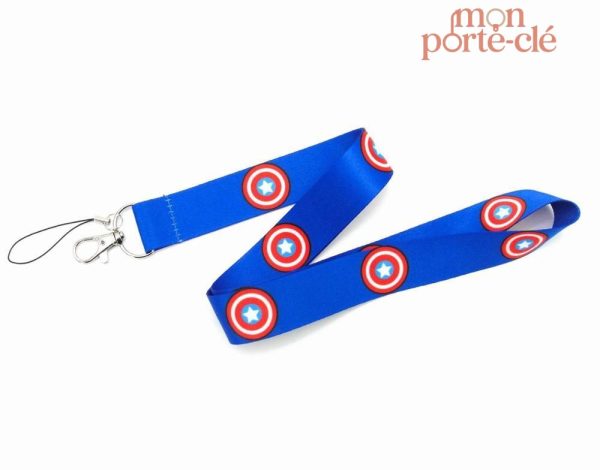 Tour de cou pour clés avec design Avengers