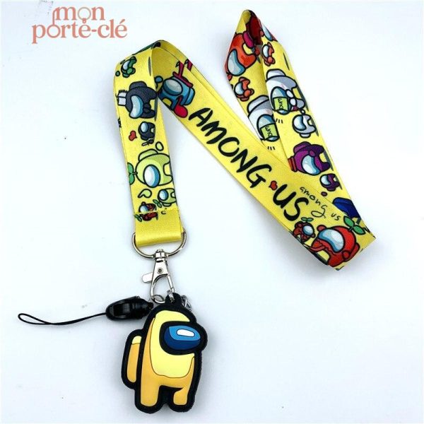 Porte-Clé de jeu vidéo sur tour de cou