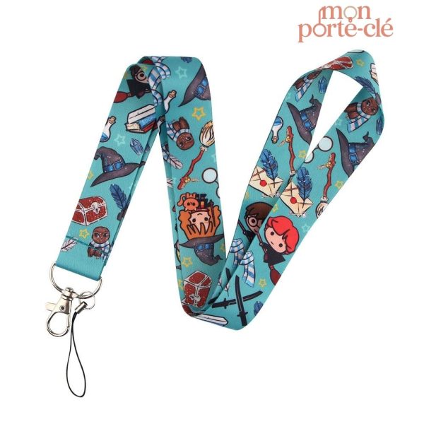 Accessoire Tour de Cou Porte-Clé HP, sécurité et style réunis