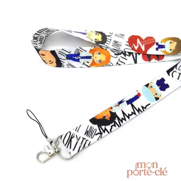 Tour de Cou pour Clés : Design Infirmière