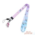 Accessoire pratique porte-clé avec motif licorne