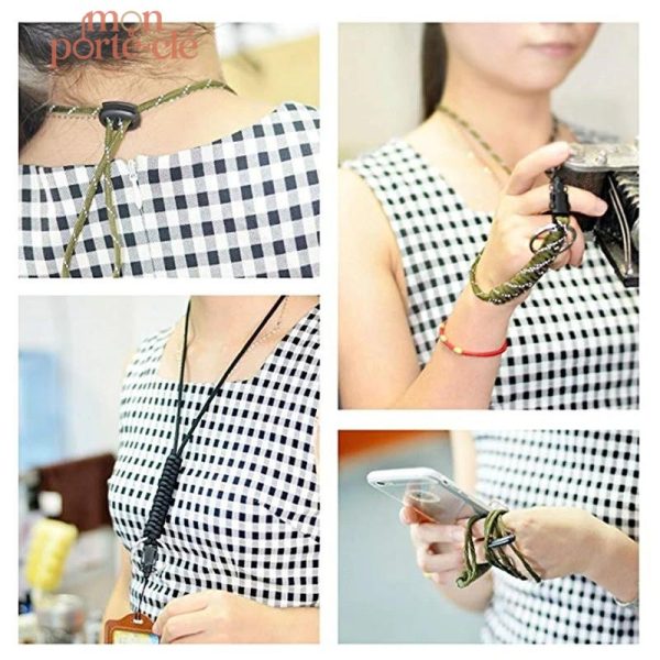 Tour de Cou avec Système de Porte-Clé