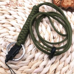 Porte-Clé Tour de Cou Style Militaire