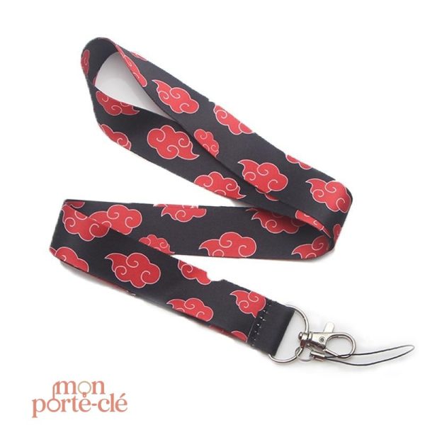 Tour de cou porte-clé inspiré par l'univers de Naruto