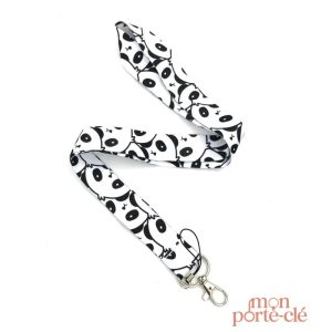 Tour de Cou Porte-Clé Panda en design ludique