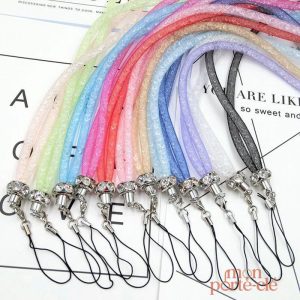 Tour de Cou Porte-Clé Strass Scintillants