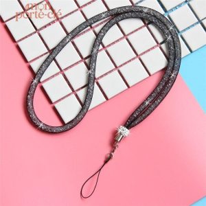 Porte-Clé Élégant avec Strass Scintillants