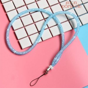 Tour de Cou Brillant avec Détails Scintillants