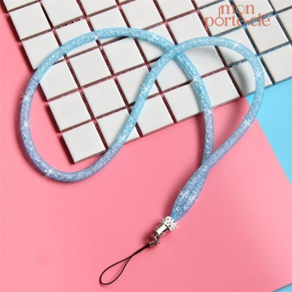 Tour de Cou Brillant avec Détails Scintillants