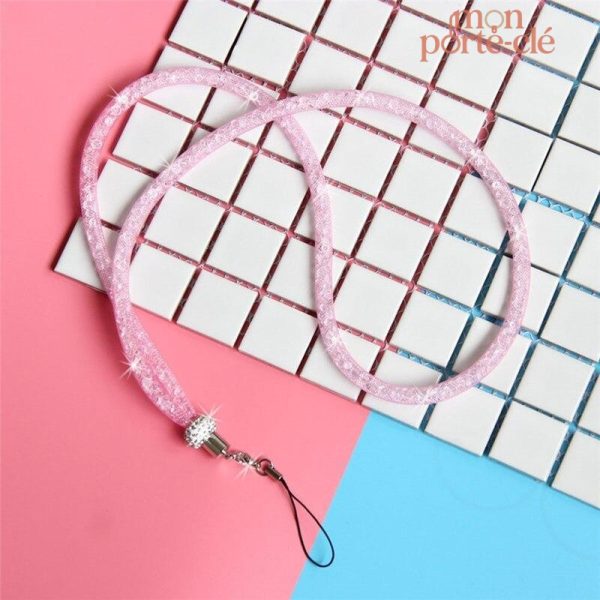 Porte-Clé Chic à Strass pour Femme